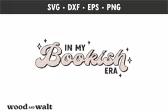 In My Bookish Era SVG | Retro Book Lover Design Product Image 2
