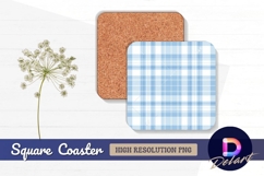 Pastel tiles Square Coaster PNG Product Image 1