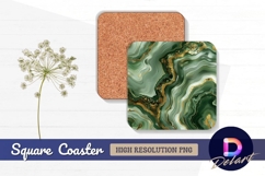 Festive fireworks pattern square coaster png Product Image 1