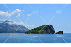 Panoramic view on island of St. Nicholas near Budva Product Image 1