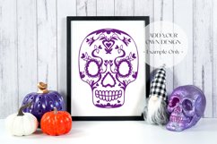 Halloween Farmhouse Artwork Frame Mockup Styled Stock Photo Product Image 3