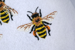 Mini Bee Embroidery Design for Machine, 3 Designs Product Image 3