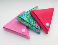 Coin Purse SVG, Faux Leather Purse Template No Sew Triangle Product Image 10
