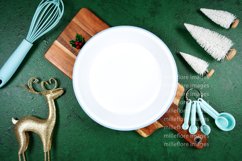 Christmas Pie Plate Dish FlatLay Styled JPEG Photo Mockup Product Image 2