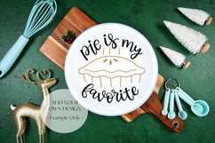 Christmas Pie Plate Dish FlatLay Styled JPEG Photo Mockup Product Image 3
