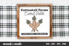 Cottontail Farms Carrot Patch SVG | Easter Sign Cut File Product Image 1