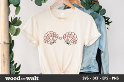 Clamshell Bra SVG | Mermaid Vibes PNG | Summer Design Product Image 2