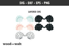 Clamshell Bra SVG | Mermaid Vibes PNG | Summer Design Product Image 3