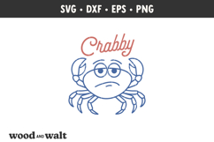 Crabby SVG | Funny Summer PNG | Return To Beach Design Product Image 2