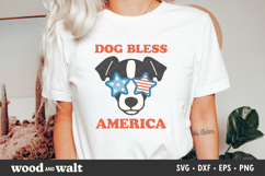 Dog Bless America SVG | 4th Of July PNG | American Dog Mom Product Image 2