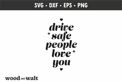 Drive Safe People Love You SVG | Motel Keychain Design Product Image 2