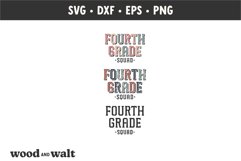 Fourth Grade Squad SVG | Back To School Shirt SVG Product Image 2