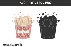 Fries Before Guys SVG | Retro Valentine SVG Product Image 2