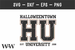 Halloweentown University SVG| Halloween Shirt PNG Product Image 2