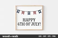 Happy 4th Of July SVG | Independence Day Cut File Product Image 1
