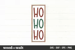 Ho Ho Ho Farmhouse SVG |Christmas Cut File Product Image 1