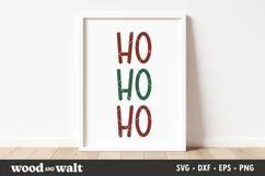 Ho Ho Ho Farmhouse SVG |Christmas Cut File Product Image 3