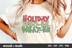 Holiday Who-be What-ee SVG | Funny Christmas Design Product Image 1