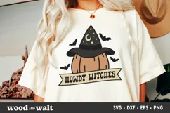 Howdy Witches SVG | Western Halloween SVG Product Image 1