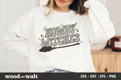 Howdy Witches SVG | Western Halloween SVG Product Image 2