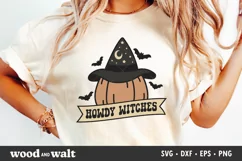 Howdy Witches SVG | Western Halloween SVG Product Image 3