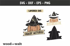 Howdy Witches SVG | Western Halloween SVG Product Image 2