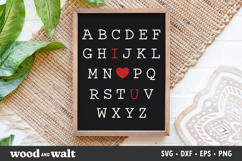 Alphabet I Love You SVG | Valentine's SVG Product Image 3
