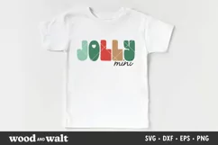 Jolly Mama and Jolly Mini SVG |Christmas Mommy and Me SVG Product Image 3