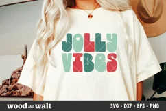 Jolly Vibes SVG | Retro Christmas SVG File Product Image 2