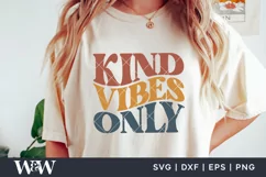 Kind Vibes Only SVG |Boho Be Kind SVG Product Image 1