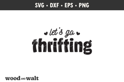 Let's Go Thrifting SVG | Fun Motel Keychain Design Product Image 3