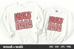 Loved Mama Loved Mini SVG | Valentine Mommy And Me Product Image 1