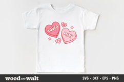 Loved Mama Loved Mini SVG | Matching V-Day Design On Hearts Product Image 4