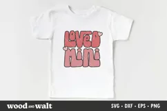 Loved Mama Loved Mini SVG | Valentine Mommy And Me Product Image 4