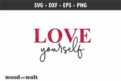 Love Yourself SVG |Self Love SVG Product Image 2