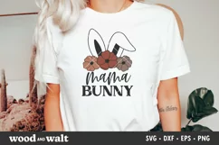 Mommy and Me Easter Shirt SVG | Mama Bunny & Mini Bunny Product Image 3