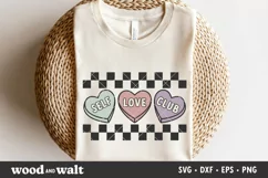 Self Love Club SVG | Retro Valentine Design Product Image 3