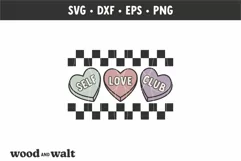 Self Love Club SVG | Retro Valentine Design Product Image 2