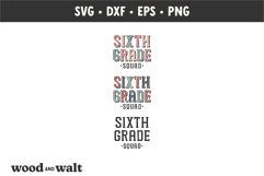 Sixth Grade Squad SVG | Back To School Shirt SVG Product Image 2