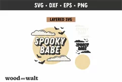 Spooky Babe SVG | Retro Halloween PNG Product Image 3