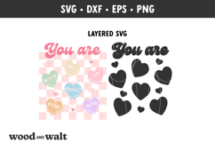 You Are Enough SVG | Valentine Self Love PNG | Sweethearts Product Image 2