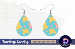 Abstract background with pink Teardrop Earring PNG Product Image 1