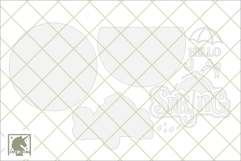 Spring Umbrella Door Hanger SVG | Rainy Weather Round Sign Product Image 2