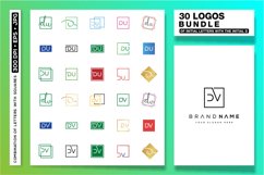 30 LOGOS BUNDLE OF INITIAL LETTERS WITH THE INITIAL D Product Image 1