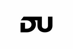 DU logo design vector template Product Image 1