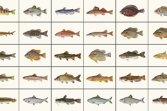30 American Game Fish Art Prints Duane Raver Restore Images Product Image 2