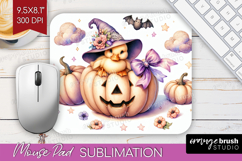 Duck Halloween Mouse Pad Sublimation Coquette Mousepad PNG Product Image 1