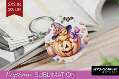 Duck Halloween Keychain PNG Coquette Keychain Sublimation Product Image 1