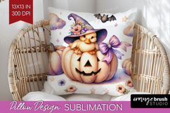 Duck Halloween Pillow Sublimation Coquette Pillow Cover PNG Product Image 1