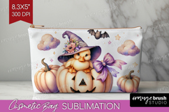 Duck Halloween Cosmetic Bag Coquette Makeup Bag PNG Product Image 1